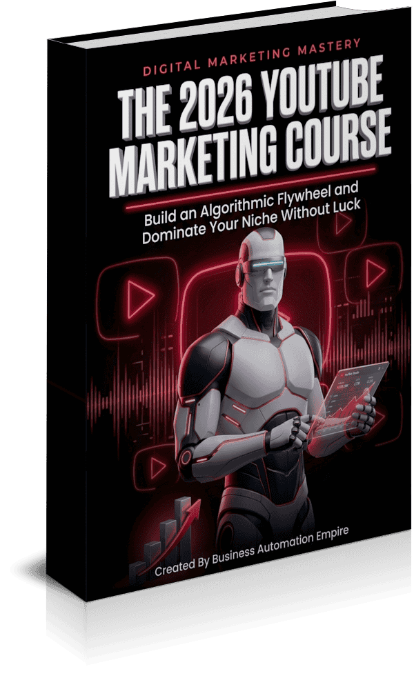The 2026 YouTube Marketing Course product mockup